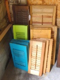 Nice assortment of shutters for decorating. Range from 17