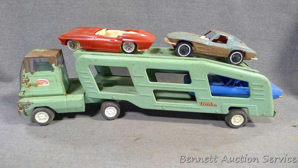 Vintage tonka best sale car hauler