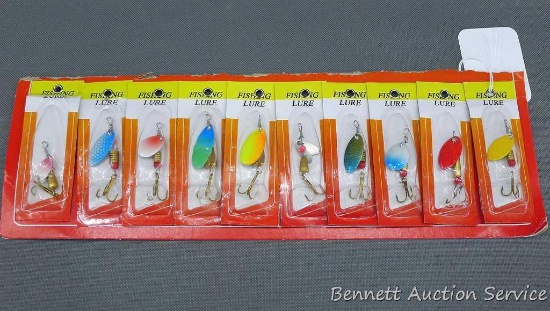 10 NIP fishing lures donated by BS Sports.