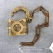 Vintage cast brass Yale padlock is stamped 