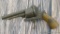 Antique pin fire revolver with folding trigger. Approx. 7