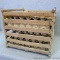 Vintage egg crate with egg dividers. Approx. 12-1/2