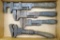 Two H.D. Smith vintage adjustable wrenches and two other wrenches. Longest is 15
