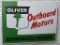 Oliver Outboard Motors Authorized Dealer metal sign, 24
