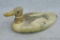 Vintage wooden duck decoy, 12