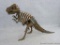Unique laser cut metal dinosaur figurine, approx. 20