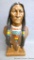 Unique Native American Indian bust stand approx 17