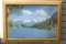 Lighted picture depicting a nature scene, measures approx 28