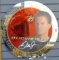 Round Budweiser beer mirror promoting Dale Earnhardt Jr. is approx 23