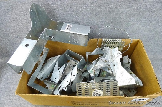Metal joist brackets and more.