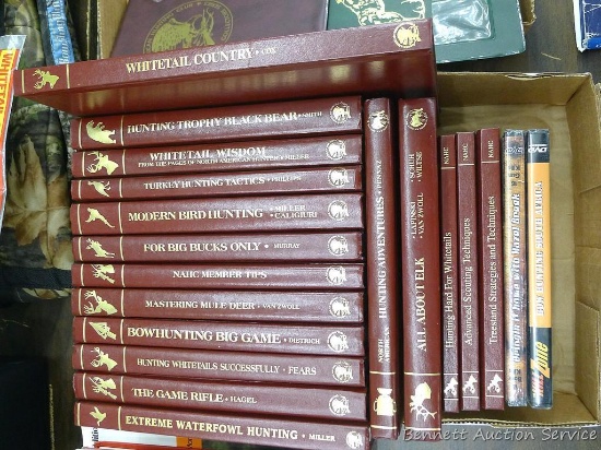 North American Hunting Club Hunter's Information Series books plus two DVD's NIP. See pictures for