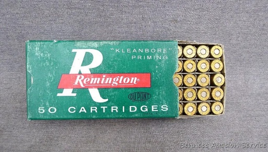 Box of Remington 45 automatic Targetmaster. 185 gr. Wadcutter. 50 cartridges. Box is in nice shape.