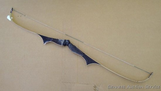 Stag Horn recurve bow was made in Merrill WI. Bow is marked 34lbs and measures 63". Appears in good