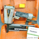 Paslode model T250-F16 finish nailer takes 16 gauge nails from 3/4