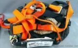 AO Safety fall harness kit including large-X large feather harness, roof bracket, shock web lanyard,