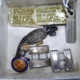 We gather that Ms. Lillian Neisham was a military nurse. We have her dog tags, sterling silver ID