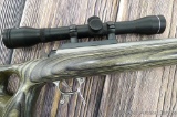 Thompson Center Arm 50 cal. muzzle loading black powder rifle. Has stainless steel barrel, Tasco