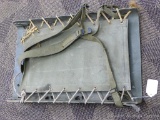 WWII US Military CB radio back pack frame board made by American Seating Corp. Measures 24