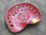 Vintage metal tractor seat, 17