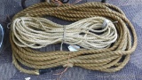 Two braided ropes, largest is 3/4