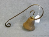 Vintage wrought iron door bell, 13