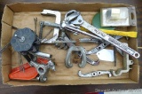 Three jaw puller, paint stripper, tube cutter and more.