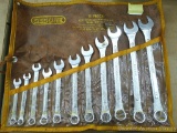 Gedore combination wrench set and three other combination wrenches.