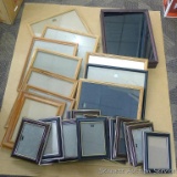 Assortment of picture frames up to 15