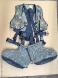 Camouflage Hunter Safety System Tree Stalker vest, size L/XL and camouflage Ice Breaker insulated