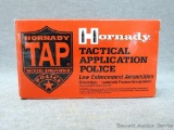 One full box of Hornady Tactical Application Police ammunition. 308 Win 168 gr. A-Max Tap Precision.