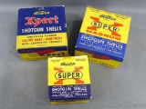 Vintage box of Western Super-X Magnum 12 ga. Shotgun shells, No. 6 shot; Vintage box of Western