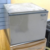 This was formerly a mini fridge but is now mouse proof storage for your bird seed or deer corn. May
