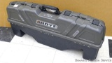 Hoyt lockable hard bow case comes with a built in quiver and storage containers. Measures approx