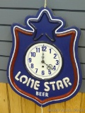 Lone Star Beer clock measures 14