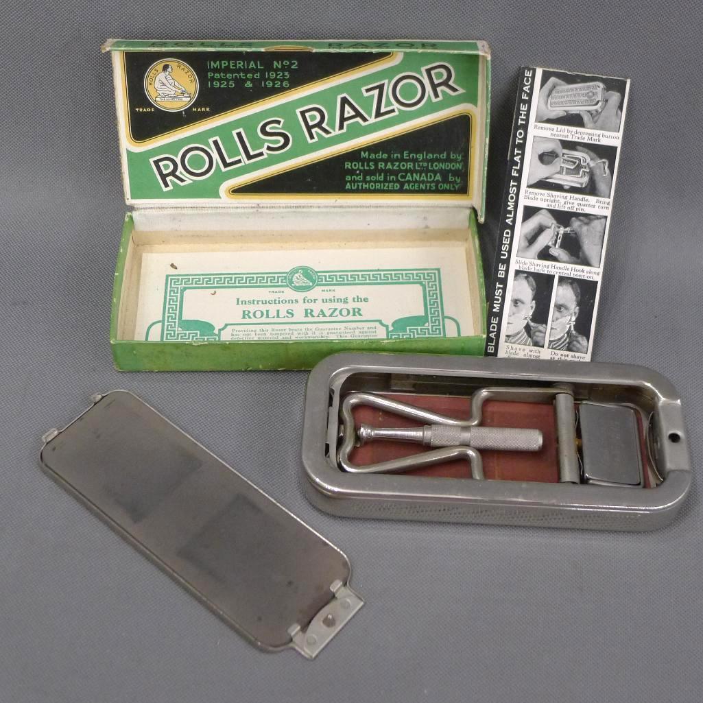Vintage Rolls Razor Safety Blade Sharpener England 1927- For Parts