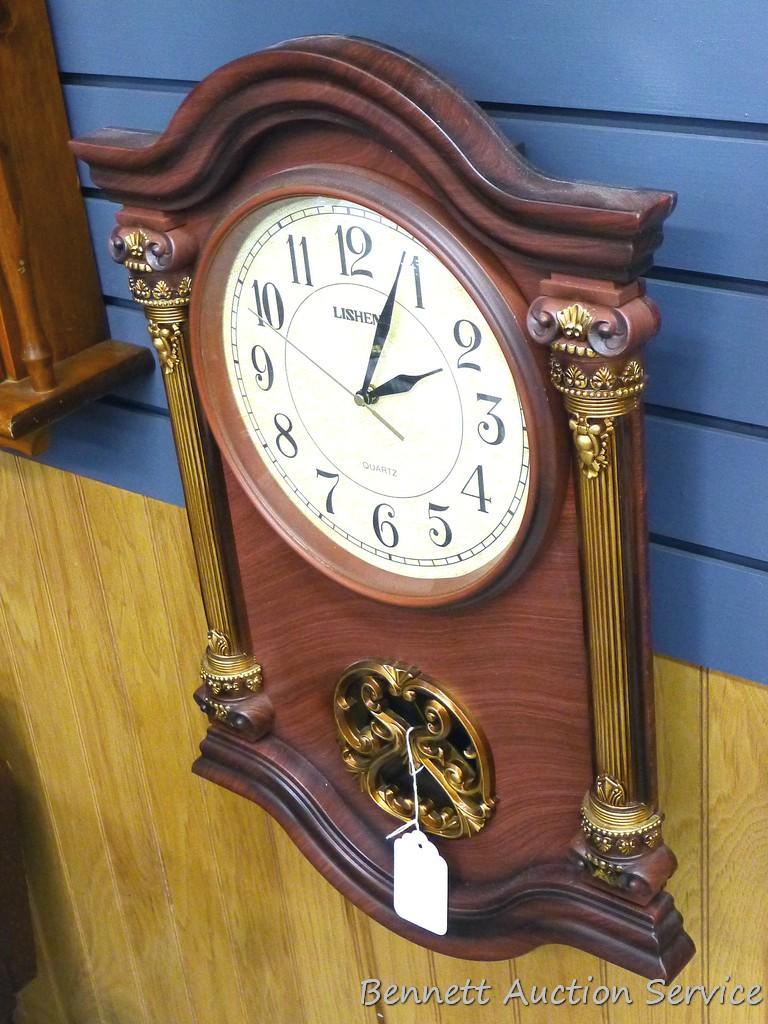 Lisheng Quartz wall clock is approx 24