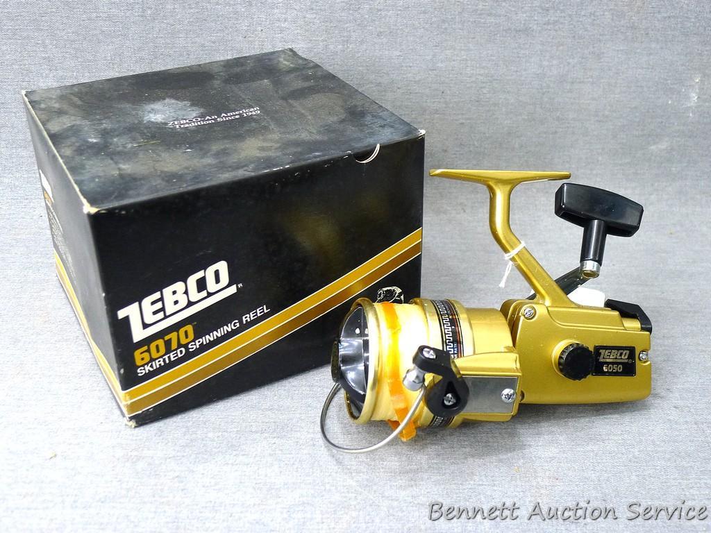 Zebco 6070 skirted spinning reel, NIB. | Proxibid