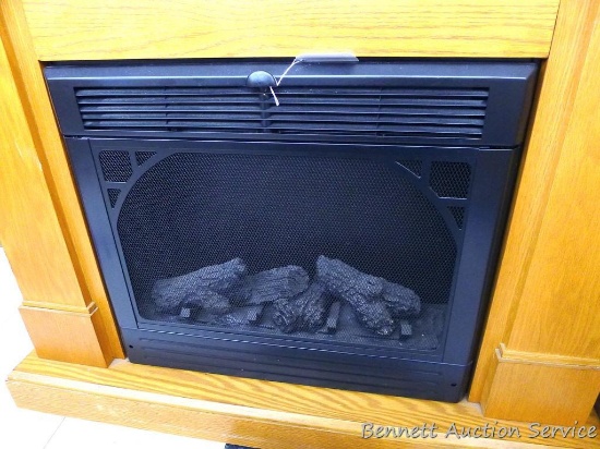 Nice Twin Star Electric Fireplace Model 23e05 Approx 40 L X 13