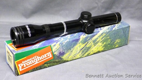 Tasco Pronghorn scope, 2-1/2 x 20, appears NIB.
