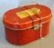 Pauline's metal lunch box is in good condition with original wire handles and lift out plate.