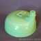 Pretty milky green glass juicer attachment as pictured. Measures 7