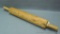 Antique one piece hardwood rolling pin measures approx. 20