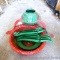 Vintage and newer metal Christmas tree stands. Bowl on newer stand is 12