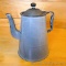 Gray enameled coffee pot 10