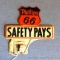 Phillips 66 Safety Pays license plate topper is 6