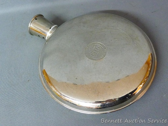 Sanitary Hot Water Bottle by Cello Co., patent date Nov. 25, 1912. Water bottle is 10" long and is