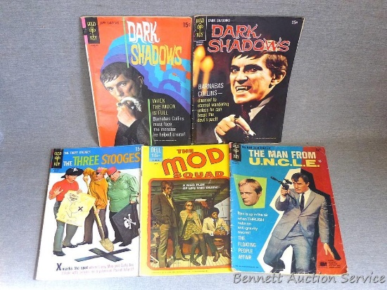 Five comics dating from the mid-1960s to 1970. Titles include The Man From U.N.C.L.E., The Mod