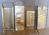 Bromwell's, All In One, John L. Simantel, and other grater, slicers and shredders as pictured.