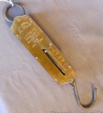 Landers No. 2 Improved Balance hanging scale was made in New York and weighs up to 50 pounds,