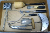 Kitchen utensils; including spoon 